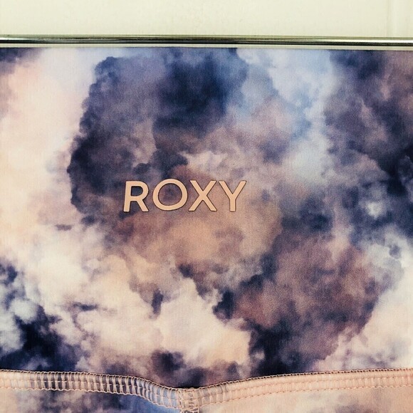 Roxy Kaileo Womens High-Waisted Ankle Leggings Mellow Rose Cloud Colors Large - Picture 11 of 14